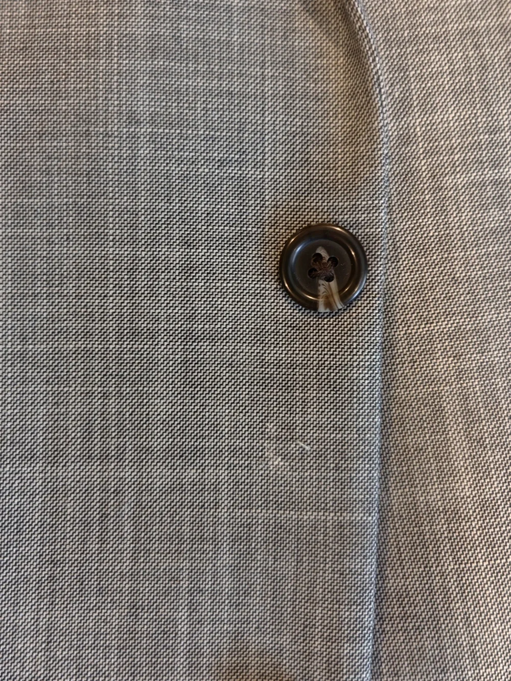 Chaps Men's Light Gray Two-Button Blazer Sport Coat Size 44R